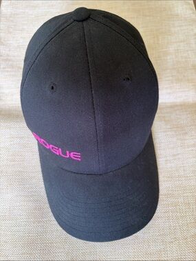 Rogue Pink Ribbon Breast Cancer Awareness Black Flex-Fit Cap w/ Pink Embroidery